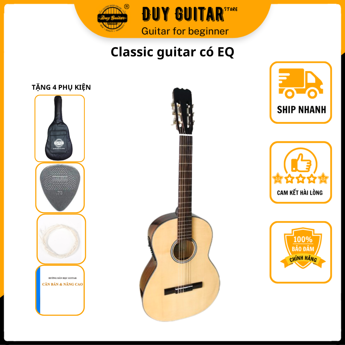 Đàn Guitar Classic DVE70CX